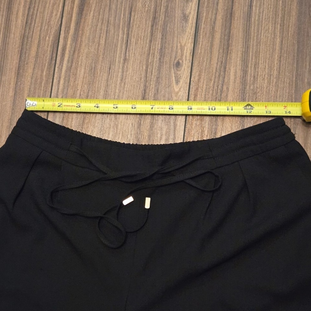 945. Zara Basic Collection Black Drawstring Busin… - image 3